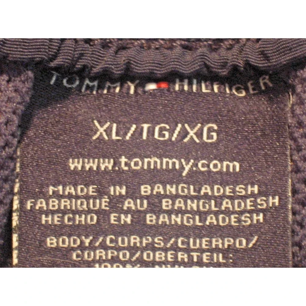 Mens Tommy Hilfiger Brown Nylon Swim Suit Board Shorts sz XLx6
